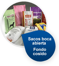 Sacos boca abierta / Fondo cosido